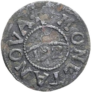 Mecklenburg-Schwerin Stadt Schwerin 1/192 Thaler, Kunzel#305 Billon Ag. 0,41g 14mm R!!!