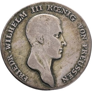 Prussia FRIEDRICH WILHELM III. 1797-1840 1 Reichsthaler 1813 A Berlin, KM#387 , Ag.750 21,86g 36mm
