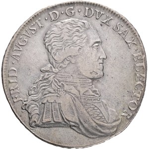 Saxony FRIEDRICH AUGUSTUS III. 1763-1806, 4/3 Conventionsthaler 1797 I.E.C. Dresden, mintmaster J.E.Kroll KM# 1027, Schnee# 1089, Ag.833 27,82g 41,5mm