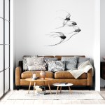 Maja Gajewska, Metal installation No. XXI - birds in a key (4 pieces)