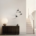 Maja Gajewska, Metal installation No. XXI - birds in a key (4 pieces)