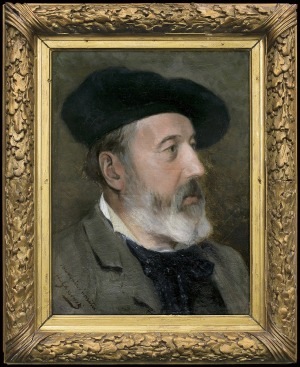 Gąssowski Aleksander, PORTRET MALARZA AMÉDÉE BAUDITA, przed 1890