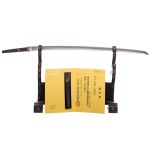 Katana attributed to Shigaseki armorer, Muromachi period (15th century), NBTHK Hozon class certificate