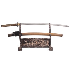 Sword of the Shimada school made by the most prominent representative of this school Shimada Hirosuke, NBTHK certificate Hozon class