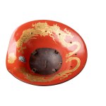 Jingas' lightweight samurai helmet with dragon motif