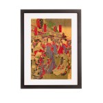 Scenes from the Life of Women of the Meiji Era - a set of three ukiyo-e woodcuts