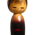 Sōsaku kokeshi "Chigo Sakura," presented by The Beatles