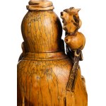 Shou Lao figurine made of mammoth bone (19th century).