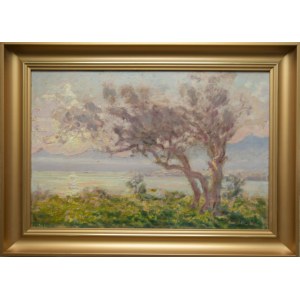 Stefan Pieniążek(1888 Slup-1958 Konstancin-Jeziorna),Fragment from the Corinthian Gulf