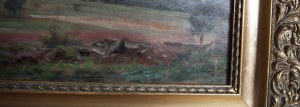 Kasper Żelechowski (1863 Klecza Dolna-1942 Kraków),Na pastwisku o zmierzchu,1898