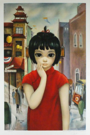Keane Margaret (właść. Peggy Doris Hawkins) (1927-2022) „Grant Avenus-San Francusco1962”