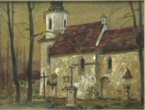 Karol Gajewski(1896-1969),Kraków-Kościół Św.Salwatora,2ćw XX wieku