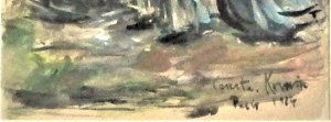 Konstantin A.Korovin(1861Moskwa-1939Paryż),Portret Fiodora Szalapina z dwoma kobietami,1924
