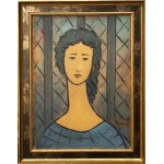 Tymon Niesiołowski(1882-1965),Portrait of a woman