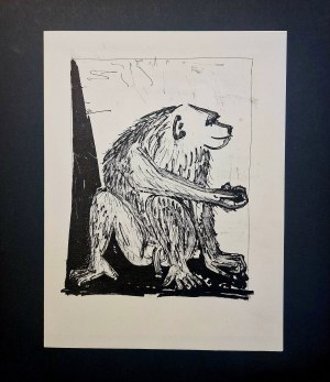 Pablo Picasso (1881-1973), Le Singe (Małpa) z cyklu 31 rycin do tekstów Buffona, 1970
