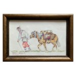 Karol KOSSAK (1896-1975), Highlander with horse, 1922