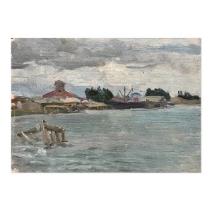 Vasily Akimovich Arlaszyn, Village by the Water 1952