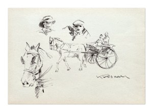 Karol KOSSAK (1896-1975), Szkic