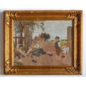 W. LINDGREN, Fighting children, 20th century