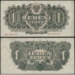 Poland, 1 zloty, 1944