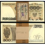 Poland, 100 x 500 zloty parcel with NBP banderole, 1.06.1982