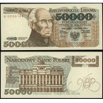 Poland, 50,000 zloty, 1.12.1989
