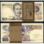 Poland, set: 82 x 20 gold with NBP band, 1.06.1982