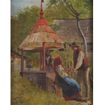 Antoni GRAMATYKA (1841-1922), Highlanders at the Well.