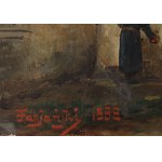Rudolf Erazm FABIJAŃSKI (1826-1892), Castle in Zhovkva (1888)