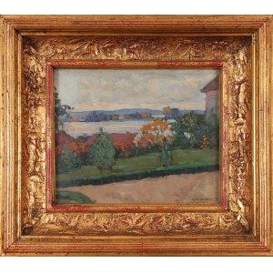 Edward TROJANOWSKI (1873-1930), View from the monastery in Czerwinsk (1916)