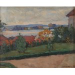 Edward TROJANOWSKI (1873-1930), View from the monastery in Czerwinsk (1916)