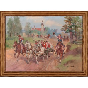 Mieczyslaw KRZYŻAK (1914-1984), The Wedding of Cracow.