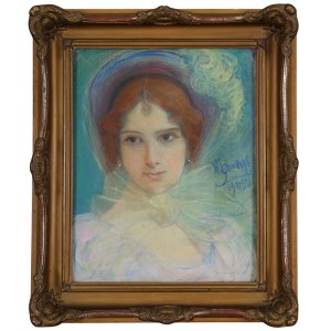 Michal ICHNOWSKI (1857-1915), Lady in a Hat (1905)