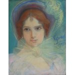 Michal ICHNOWSKI (1857-1915), Lady in a Hat (1905)