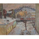 Stanisław BORYSOWSKI (1906-1988), Zima w miasteczku