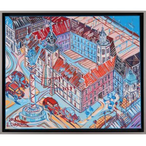 Edward DWURNIK (1943-2018), Castle Square (2018)