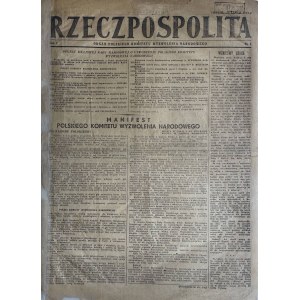 RZECZPOSPOLITA NR 1 MANIFEST PKWN