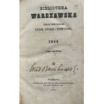 WARSAW LIBRARY 1844 volume II NORWID