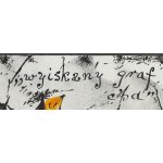 Tadeusz Brzozowski (1918 Lviv - 1987 Rome), "Squeezed out graf ćpa", 1984.