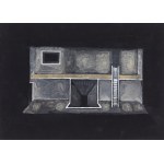 Jerzy Nowosielski (1923 Kraków - 2011 Kraków), Set design for "Antigone," ca. 1971.