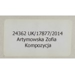 Zofia Artymowska (1923 Kraków - 2000 Warszawa), Collage 3, 1982
