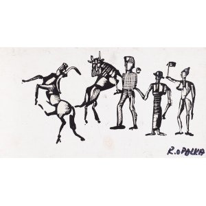 Roman Opałka (1931 Abbeville, France - 2011 Rome), Illustration, circa 1967