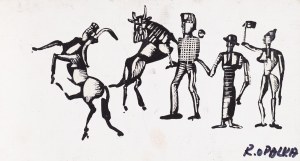 Roman Opałka (1931 Abbeville, Francja - 2011 Rzym), Ilustracja, około 1967