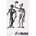 Roman Opałka (1931 Abbeville, France - 2011 Rome), Illustration, circa 1967