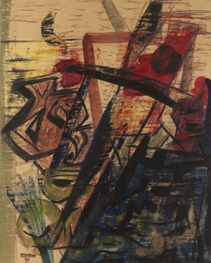 Bogusław Szwacz (1912 Leżajsk - 2009 Warszawa), Kompozycja, 1956