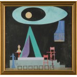 Kazimierz Mikulski (1918 Kraków - 1998 Kraków), Set design for the play Night of Miracles, 1955