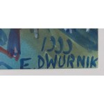 Edward Dwurnik (1943 Radzymin - 2018 Warsaw), Barbican in Krakow, 2000