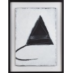 Margaret Rittersschild (née en 1960), 'WRITING III / WAY TO HOME / image miroir de la lettre phénicienne [B]', 2024