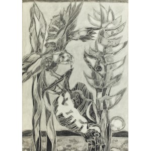 Kazimierz Ostrowski (1917 Berlin - 1999 Gdynia), Oiseau et poisson de la série Kashuby.