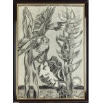 Kazimierz Ostrowski (1917 Berlin - 1999 Gdynia), Oiseau et poisson de la série Kashuby.